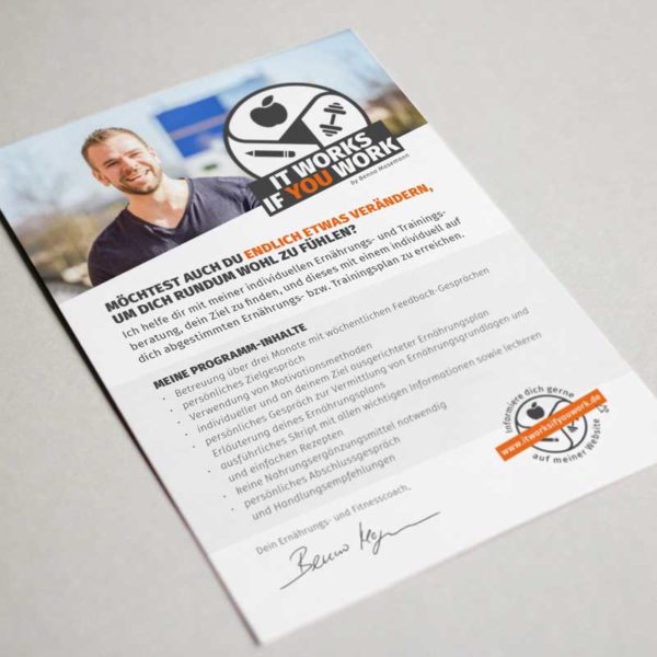 Flyer-Design von Lucas Böse in Bremen