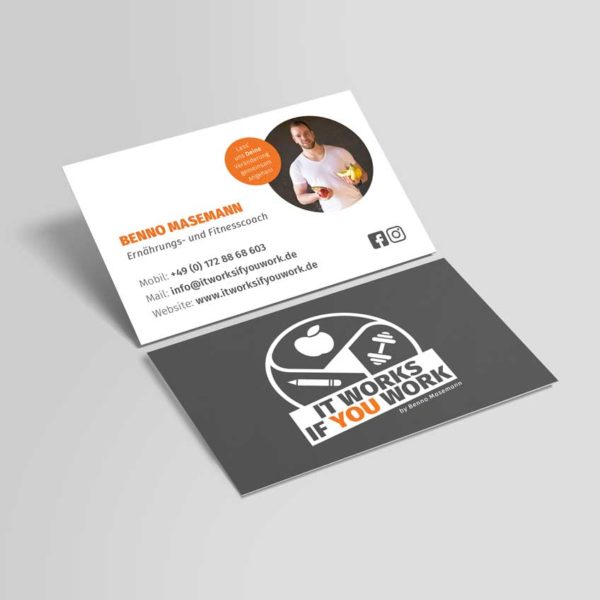 Visitenkarten: Design von Lucas Böse in Bremen