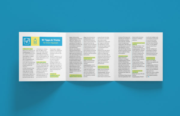 Zehn geniale Haushaltstipps im neuen Flyer vom Classic-Clean Reinigunggservice.