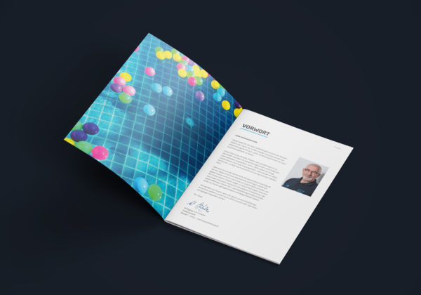 Die Introseiten der neuen Broschüre